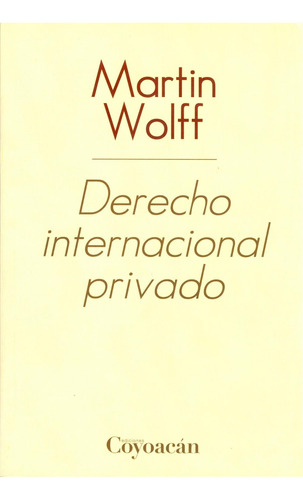 Libro Derecho Internacional Privado