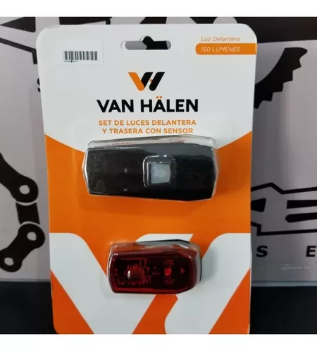Luces Van Halen Set Delantera Trasera Con Sensor Bicicleta