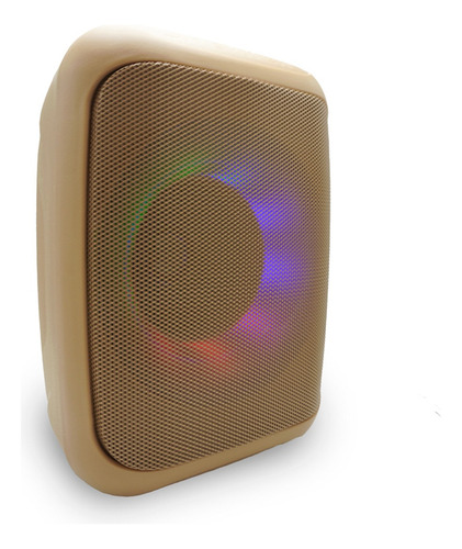 Ms2647 Bocina Portátil Bluetooth Inalámbrica Usb, Aux, Sd Fm Color Amarillo