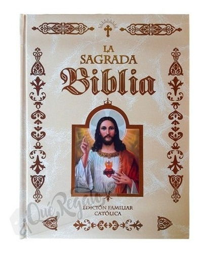 La Sagrada Biblia Católica, De Lujo, Canto De Baño Dorado