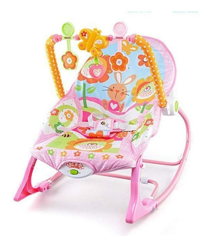 Silla mecedora para bebé iBaby Infant to toddler rocker rosa