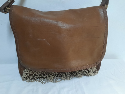 Bolso De Caza Antiguo Usado 