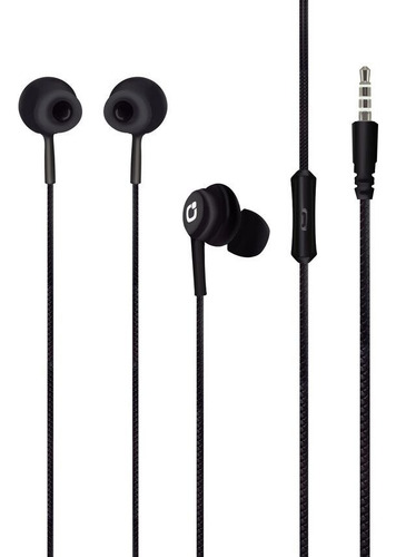 Imagen 1 de 4 de Auriculares In-ear Con Micrófono Y Volumen Cable Mallado