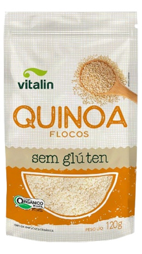 Kit 2x: Quinoa Real Em Flocos Orgânica Sem Glúten 120g