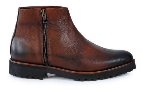 Bota Hombre Cuero Briganti Goma Botinetas Botas Hcbo00987