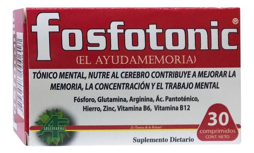 Fosfotonic 30 Comp Mejora Memoria Concentracion Original