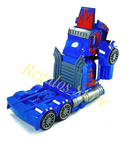 Transformeres Auto Robot Camion Convertible Luz Sonido Pilas