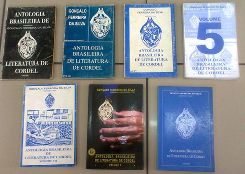 7 Livros Da Antologia Brasileira De Literatura De Cordel