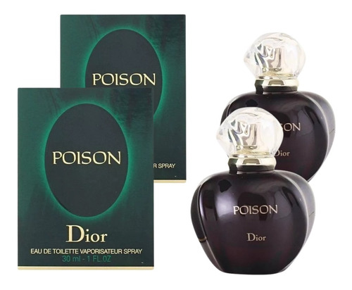 Paquete Poison Christian Dior 100ml Dama Original 2 Pzas