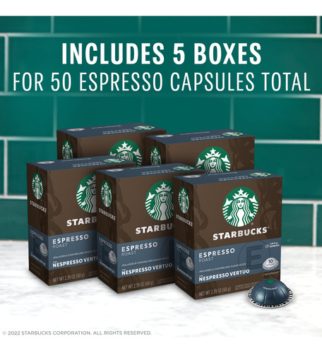 Cápsulas De Café Para Nespresso Vertuo, Compatibles Starbuck