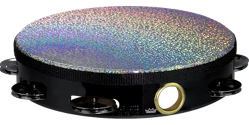 Tambourin Remo Ta-4108-46 Sonaja Simple Sparkle 8 Pulgadas Color Plateado