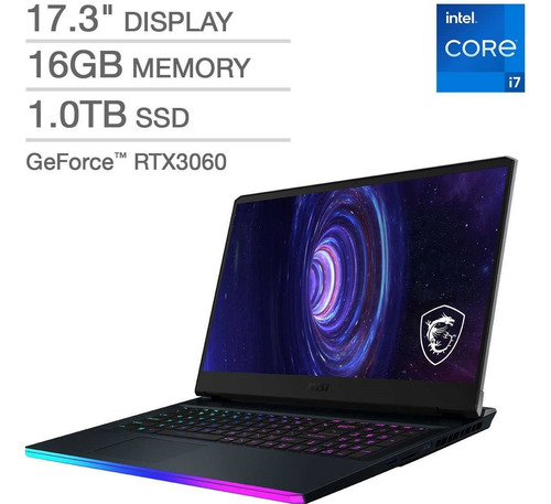 Imagen 2 de 7 de Notebook Gamer Msi Ge76 17.3 I7 12700h 1tb Ssd 16gb Rtx 3060