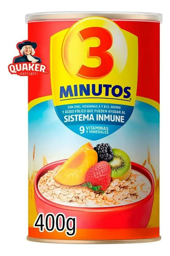 Quaker-3 Minutos Avena Y Sémola De Trigo Fortificada