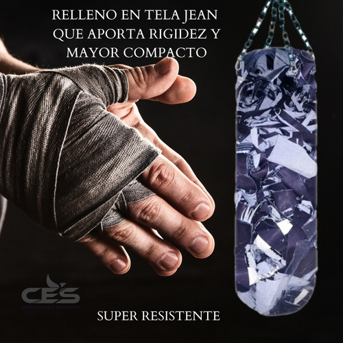 Imagen 3 de 6 de Relleno Especial Para Saco De Boxeo 150cm X 35cm 20kg
