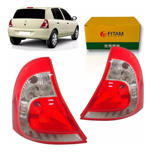 Par De Faros Trasero Clio Mio 2013 2014 2015 2016 2017