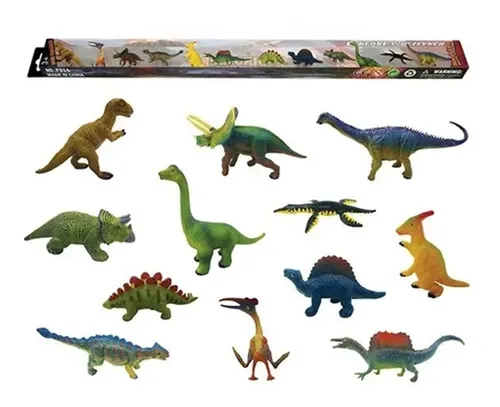 Muñecos Dinosaurios X12 Dinosaur Amazing Expedition