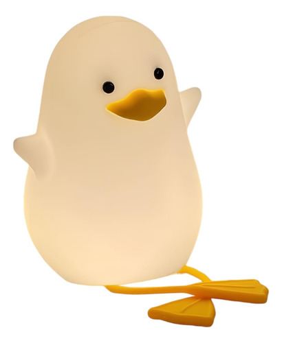 Lámpara Velador Infantil Silicona Pato