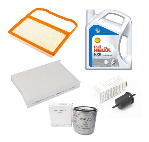 Kit De Filtros Completo + Aceite Volkswagen