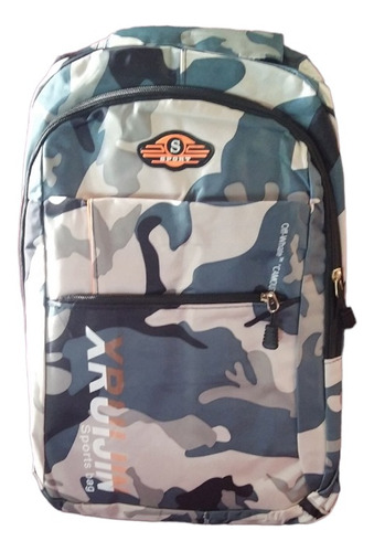 Mochila Urbana Escolar Camuflaje 20 Lts Exclusiva