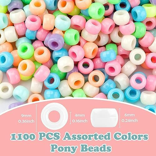 1100 Cuentas De Pony, Cuentas Para Hacer Joyas, Cuentas De P