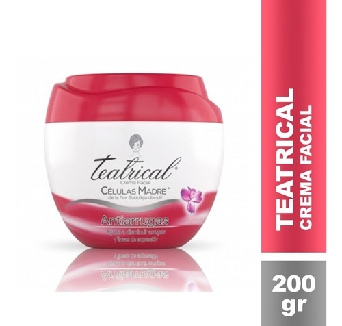 Crema Facial Teatrical Antiarrugas 200 G