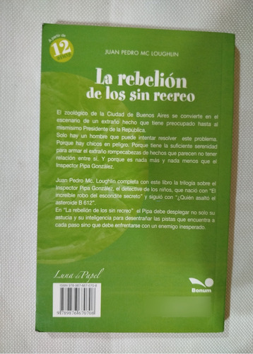 La Rebelión De Los Sin Recreo. Juan Mc Loughlin. Edit Bonum (Usado)