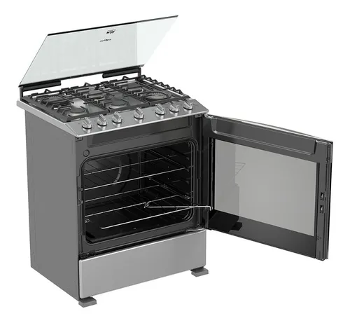 Estufa Al Piso 30 Side Door Lwfr7210s Whirlpool Color Acero inoxidable