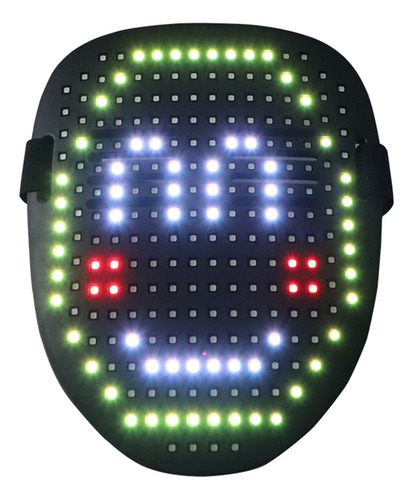 Máscara Led Com Detecção De Gestos, Led Eletrônico Digital