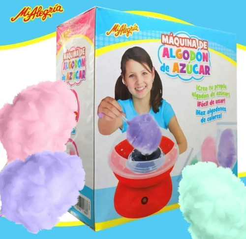 Máquina De Algodón De Azúcar Comestible Mi Alegría Kawaii