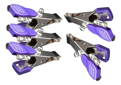 5x Pets Ecg Alligator Clip Cables De Prueba Eléctricos Clip