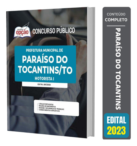 Apostila Concurso Paraíso Do Tocantins - Motorista 1