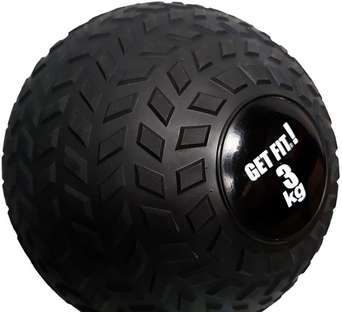 Bola Medicinal Slam Ball 15 Kg Cross Funcional Color Negro