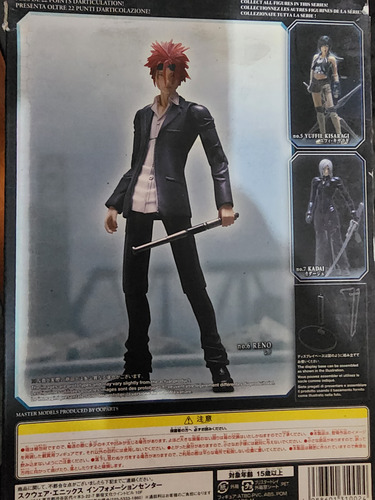 Figura Final Fantasy Vii Advent Play Arts Reno Original (Usado)