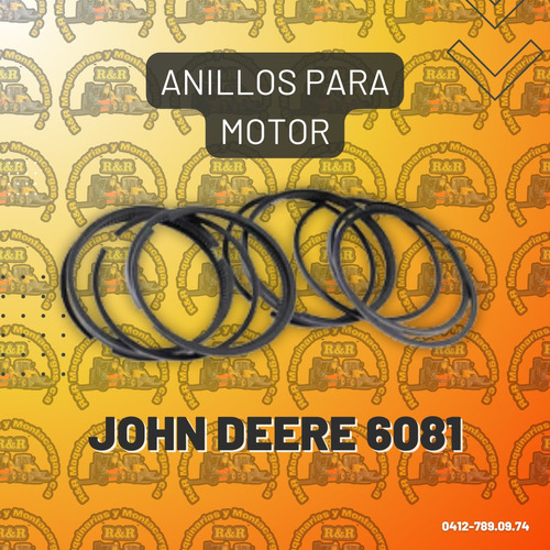 Anillos Para Motor John Deere 6081