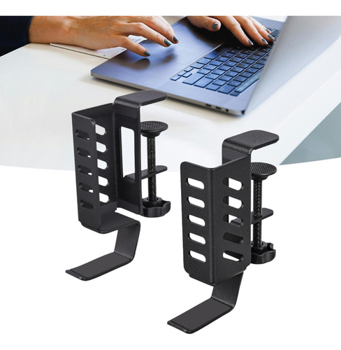 Soporte De Escritorio Para Computadora Portátil, Negro