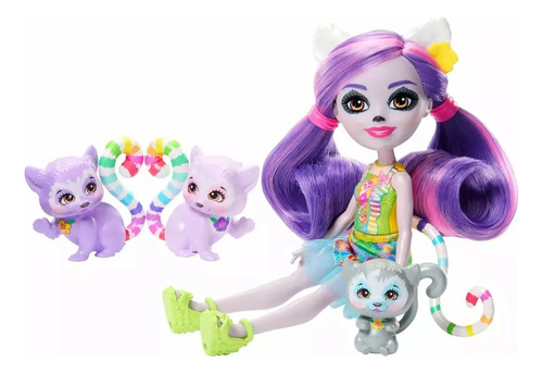 Set Muñecas Enchantimals Lorinda Lemur