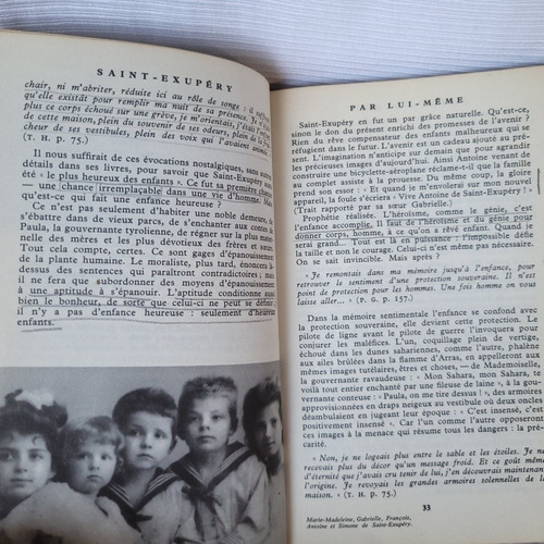 Imagen 8 de 10 de Saint Exupery Par Lui Meme Luc Estang Du Seuil 1961 Frances