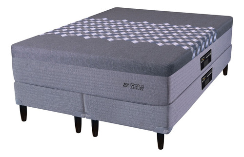 King Koil Kingsbury 160x200 Conjunto Resortes Y Espuma Visco