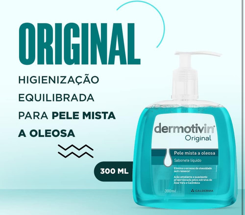 Dermotivin Original Sabonete Liquido 300 Ml