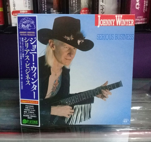 Johnny Winter- Serious Business Mini Lp. Cd Japan C/obi. 