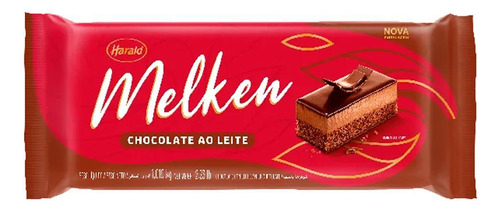 Chocolate Melken Ao Leite Em Barra 1,010kg Harald