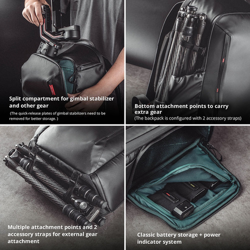 Mochila Impermeável Para Câmera Pgytech Onemo Lite 22l
