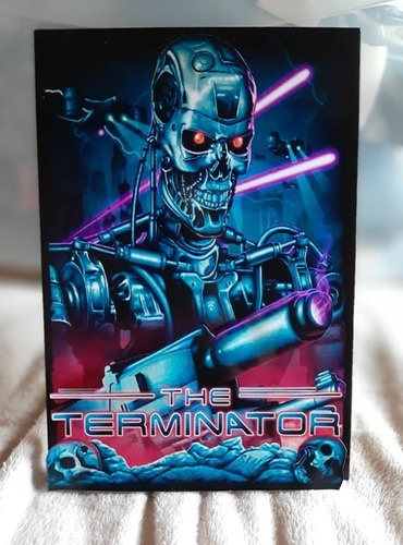 Terminator Cuadros De Madera Grandes 3d 2