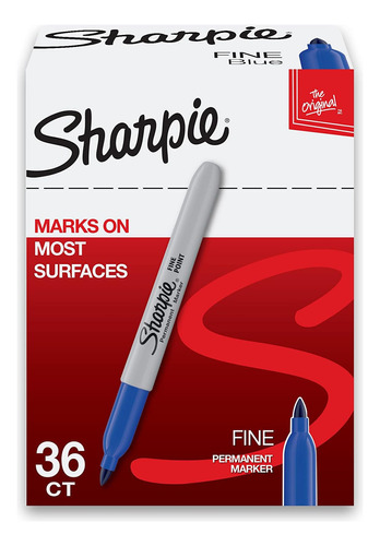 Marcadores Sharpie Set 36 U Blue