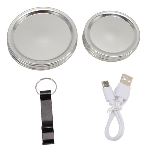 Aspiradora Automática De Tarros Mason Jar De 2000 Mah, Bater