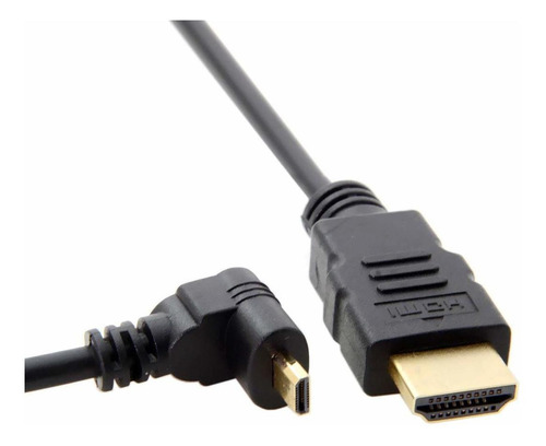 Cy Micro Hdmi Abajo Angulado 90 Grados Hdmi Macho Hdtv 50cm