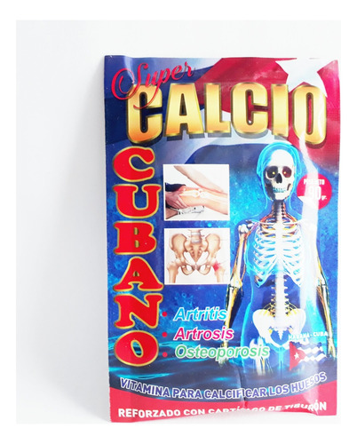 Calcio Cubano En Polvo Pack X 12 Unidades De 90 Gr C/u 