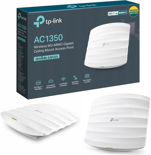 Acces Point Techo Tp-link Eap225 Wi-fi Gigabit Ac1350 Poe In