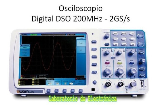 Osciloscopio Digital 200mhz 2 Canales Owon Sds8202v 8 PuLG