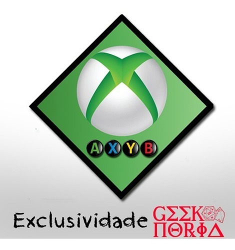 Imagem 1 de 1 de Placa Decorativa Geek Nerd Gamer Xbox Microsoft